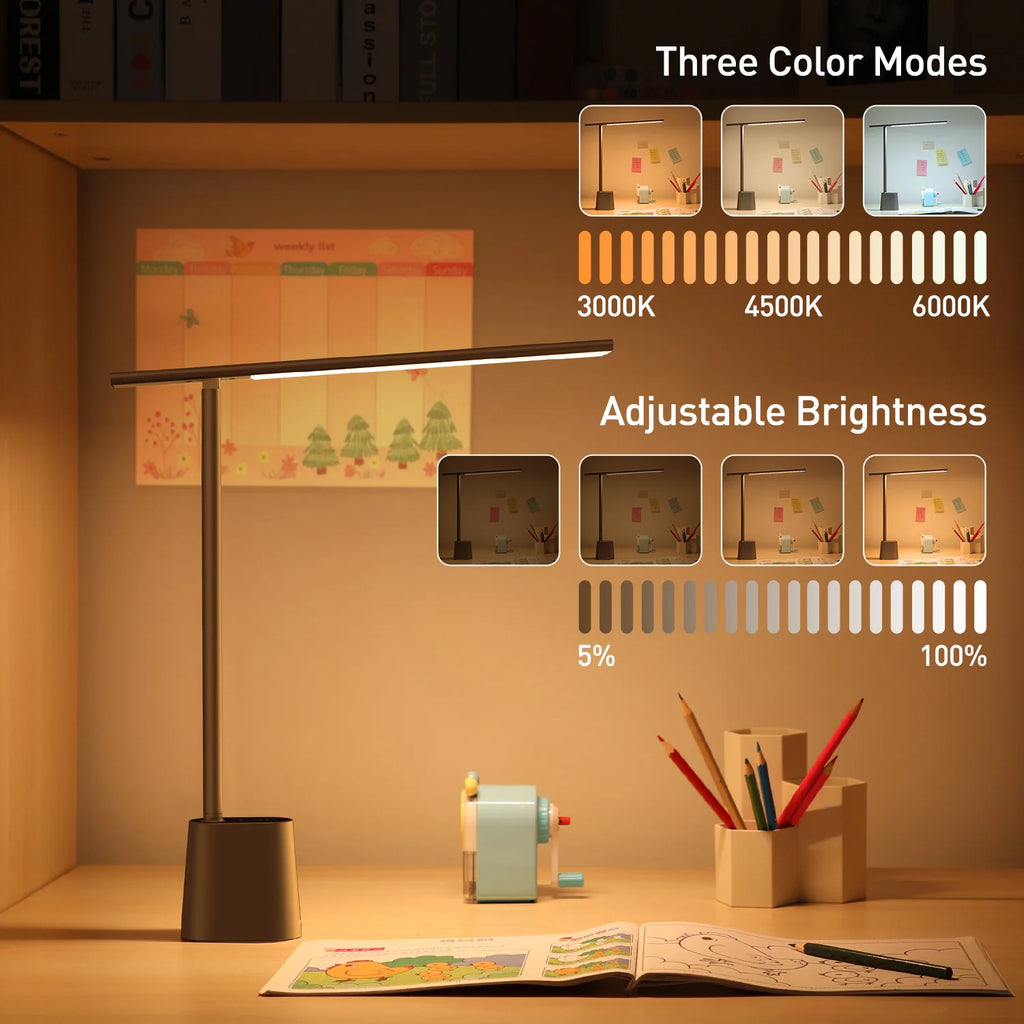 Baseus Smart LED Desk Lamp – Eye Protection & Foldable
