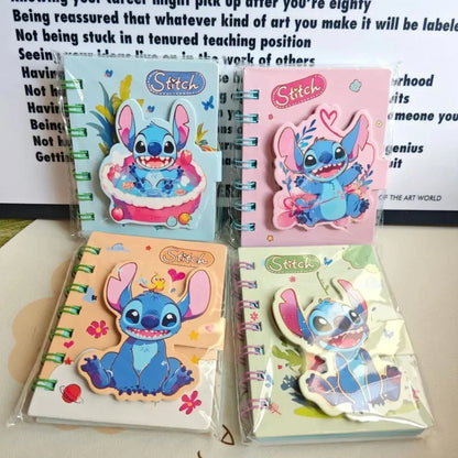 Cute Spiral Cartoon Notebook
