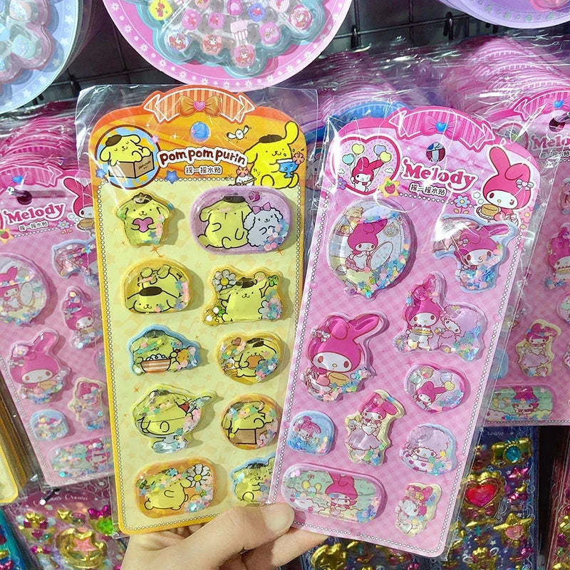 3D Shake Kawaii Sticker Sheet