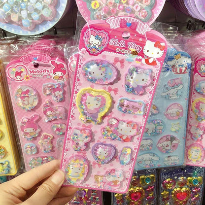 3D Shake Kawaii Sticker Sheet
