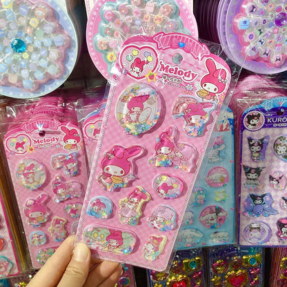 3D Shake Kawaii Sticker Sheet