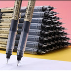 24-Pack Quick-Dry Gel Pens 0.5mm – Black & Blue