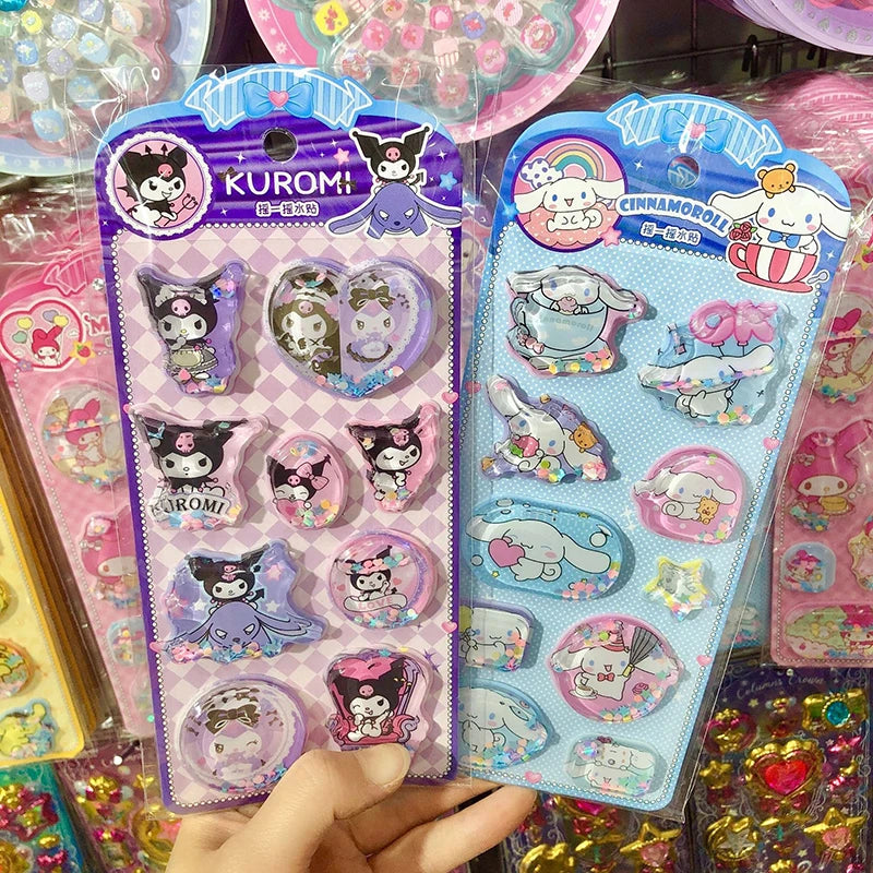 3D Shake Kawaii Sticker Sheet