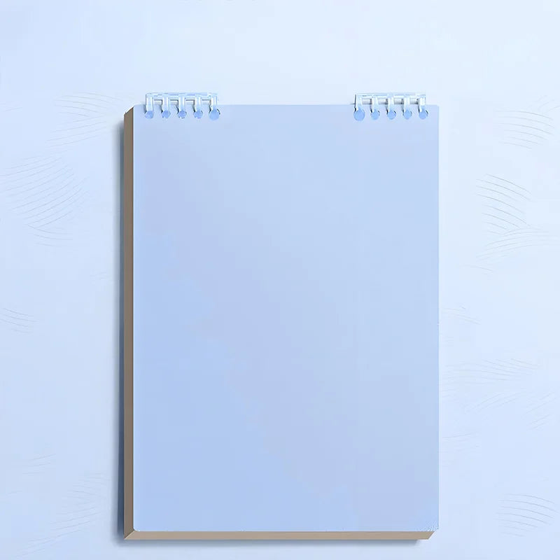 Blue Wire-Bound Notebook – Refillable & Durable