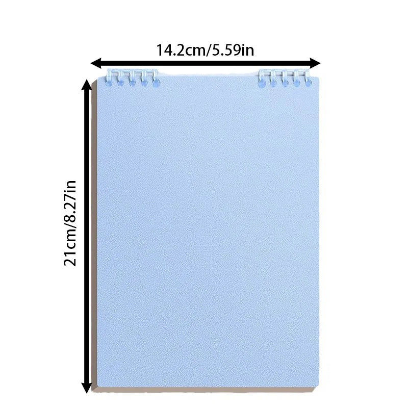 Blue Wire-Bound Notebook – Refillable & Durable