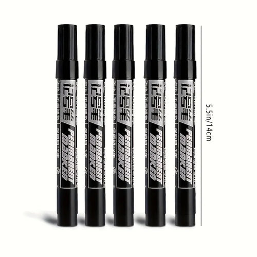 10-Pack Black Permanent Markers – Waterproof & Bold