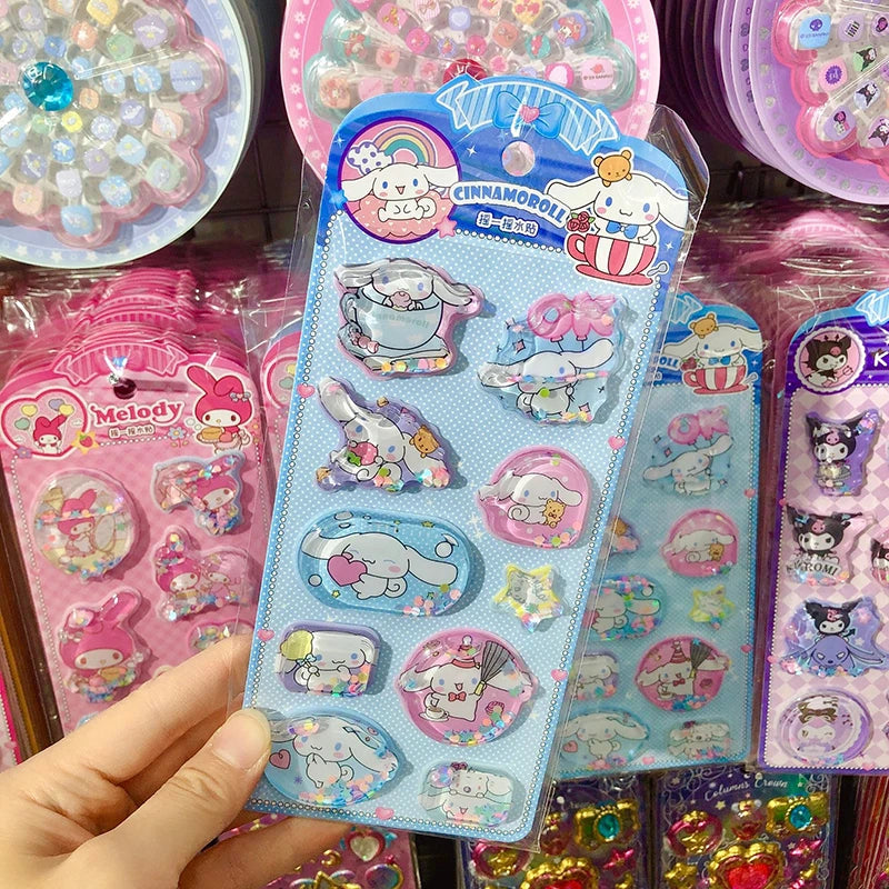 3D Shake Kawaii Sticker Sheet