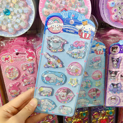 3D Shake Kawaii Sticker Sheet