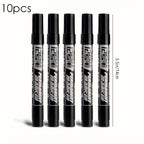 10-Pack Black Permanent Markers – Waterproof & Bold