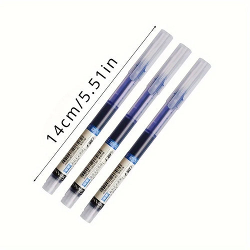 24-Pack Quick-Dry Gel Pens 0.5mm – Black & Blue