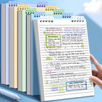 Blue Wire-Bound Notebook – Refillable & Durable