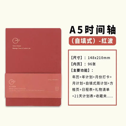 Undated Weekly Planner Notebook