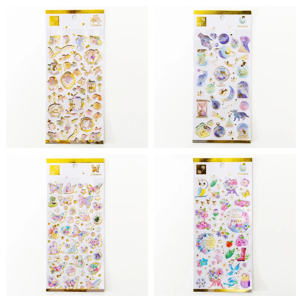 Crystal Planet 3D Sticker Pack