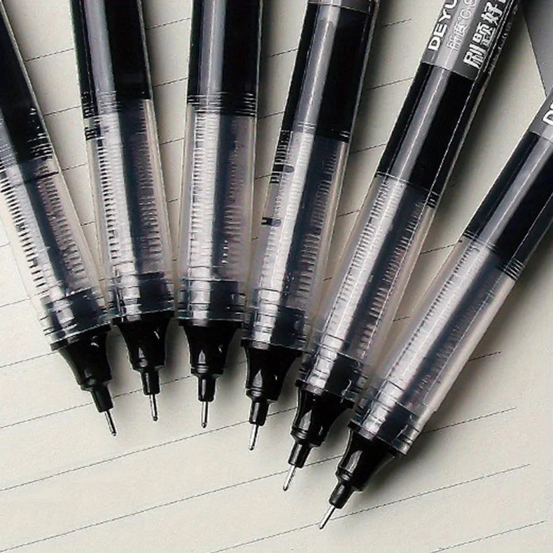 24-Pack Quick-Dry Gel Pens 0.5mm – Black & Blue