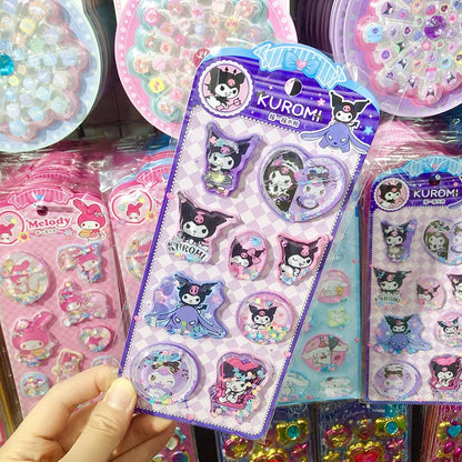 3D Shake Kawaii Sticker Sheet
