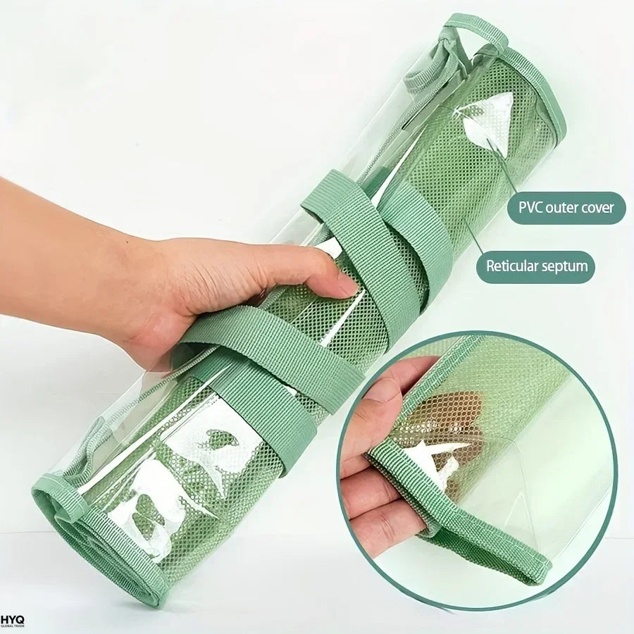 Large Transparent File Tote – Waterproof & Portable